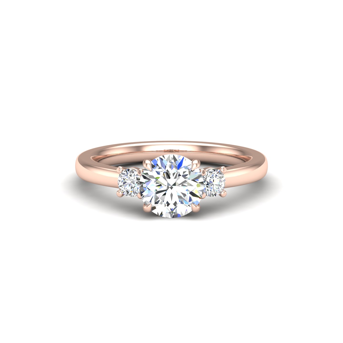 Oaklee 3 Stone Ring